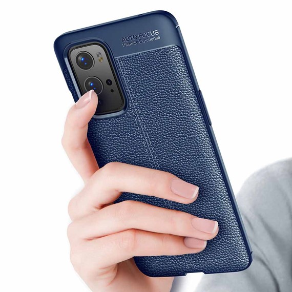 CaseUp OnePlus 9 Pro Kılıf Niss Silikon Siyah 4